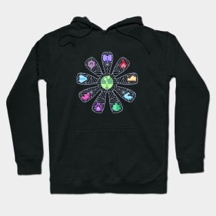 A.I. Flower Symbols Hoodie